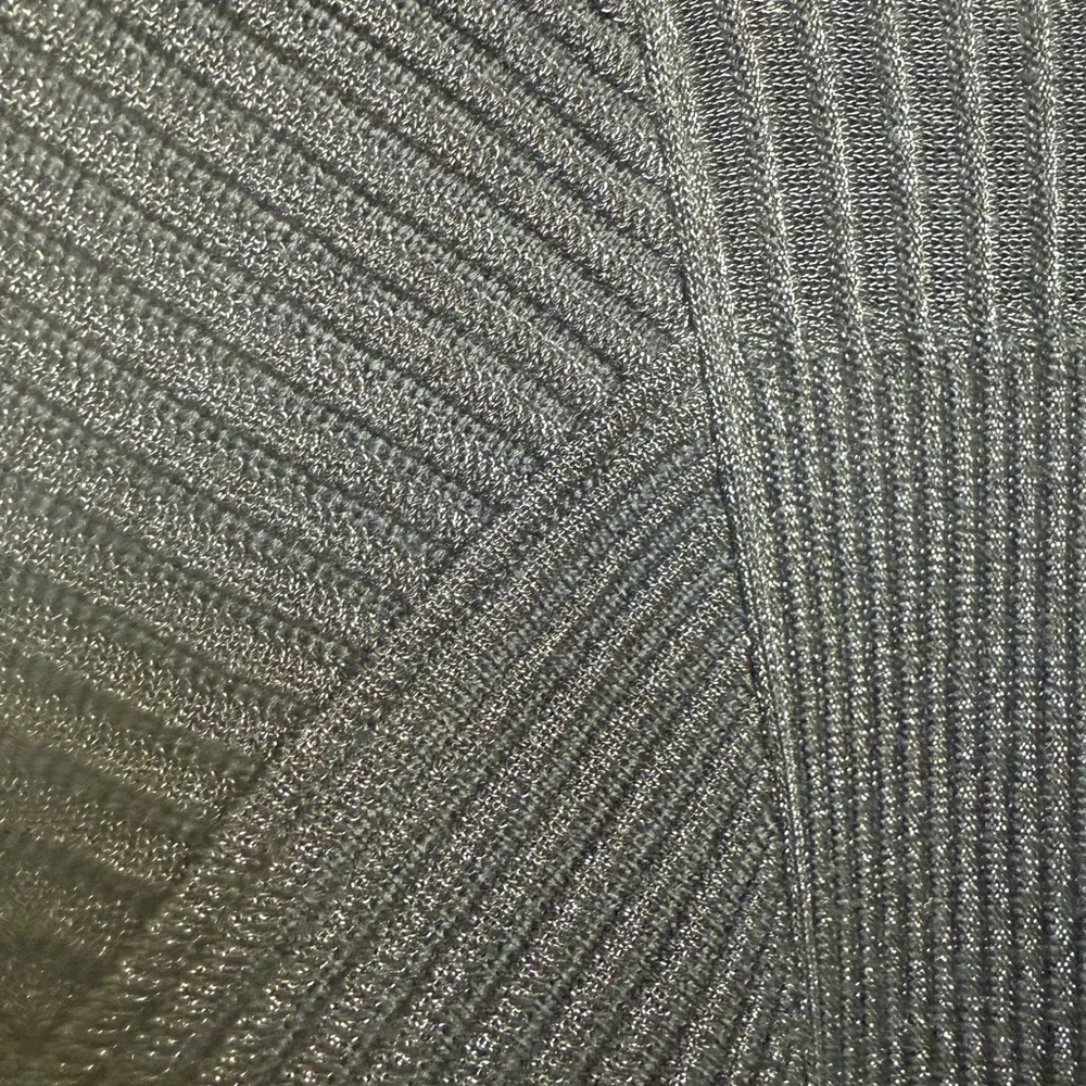 NWT Alexander McQueen Metallic Armor Knit Mini Dress - Picture 5 of 7